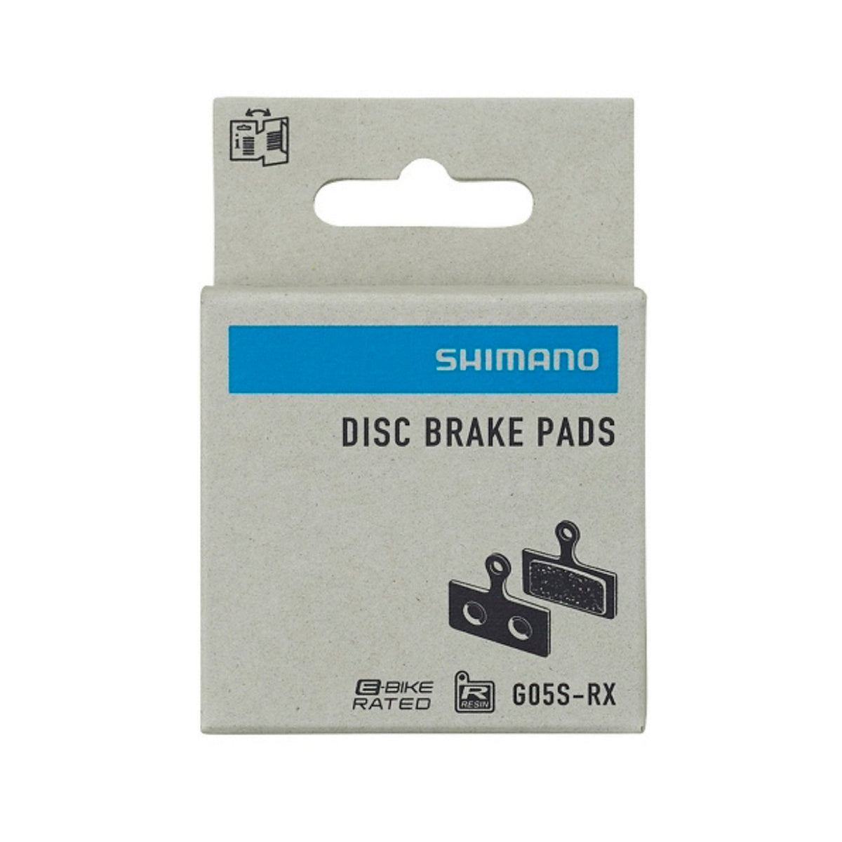 PASTILLA FRENO SHIMANO RESINA W/O FIN (G05A-RX) ALUMINIO