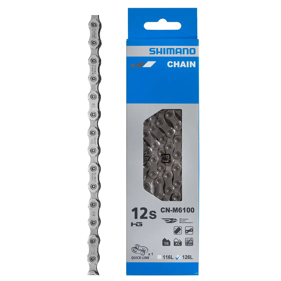 Cadena Shimano DEORE CN-M6100 126Links 12V