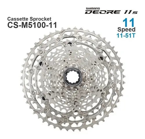 Cassette Piñon Shimano Deore 11 V (11-51T) M5100 HyperGlide