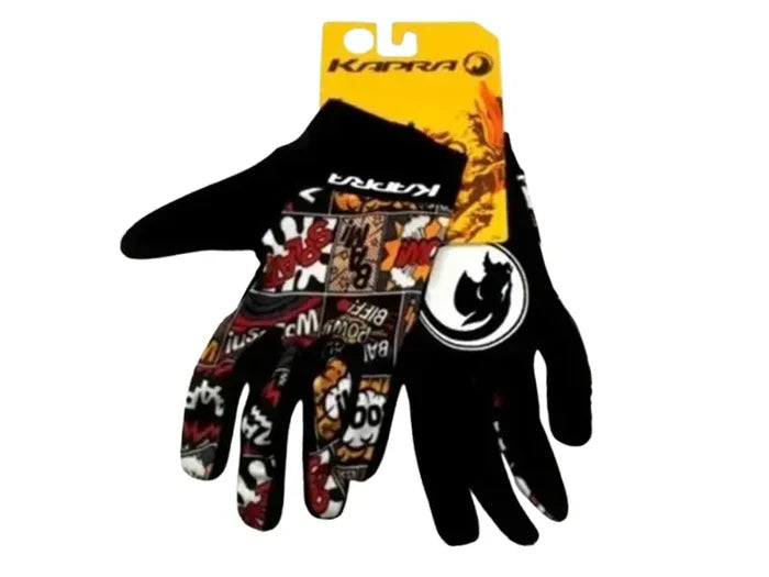 Guantes Kapra Comic Negro Talla L