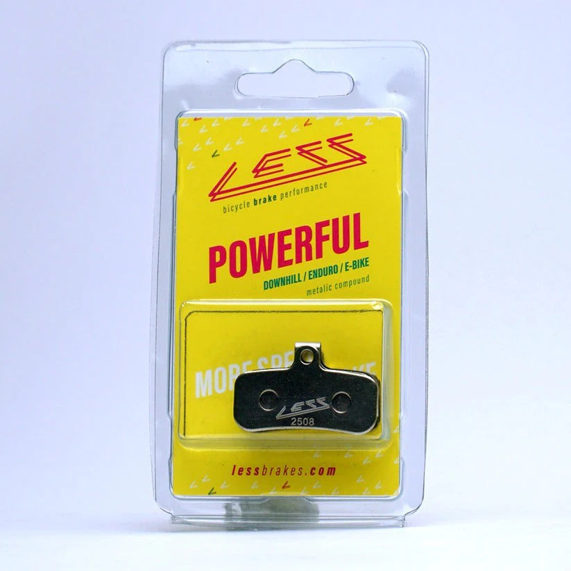 Pastillas LESS BRAKES Powerful 658- Metalicas - Sram Code R,RSC,Guide RE - Avid code R11
