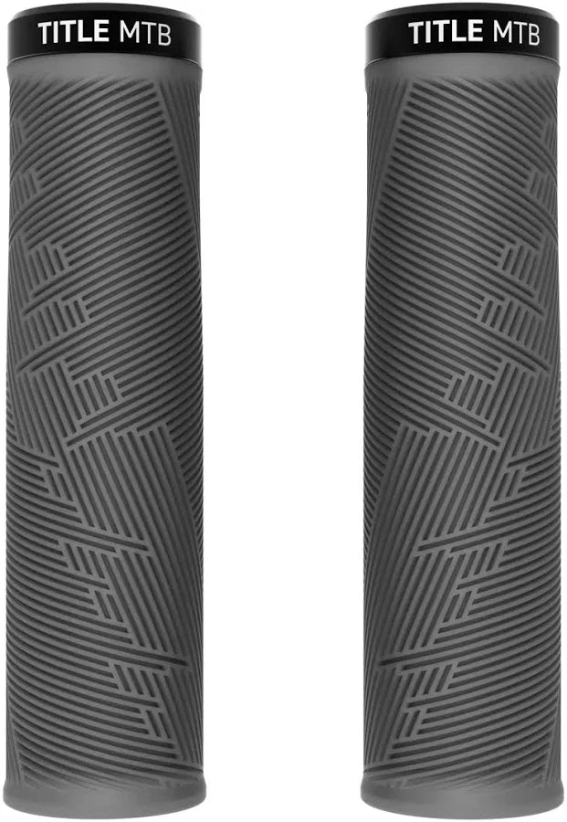 Puños TITLE Lock On Grips XL, Gris