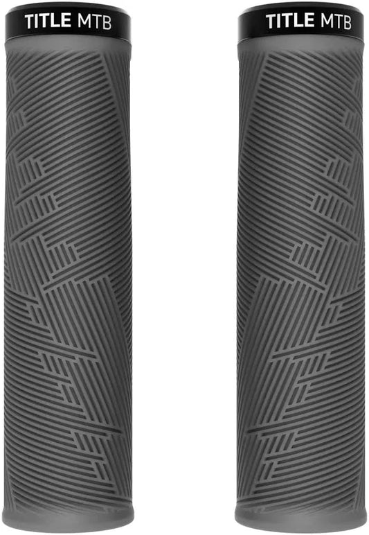Puños TITLE Lock On Grips XL, Gris