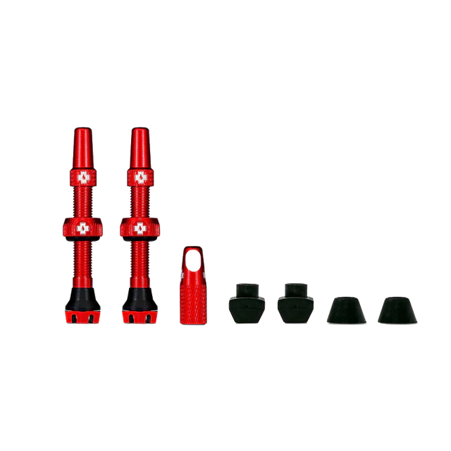 Muc-Off Kit Valvulas Tubeless Rojo