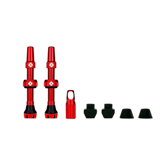 Muc-Off Kit Valvulas Tubeless Rojo